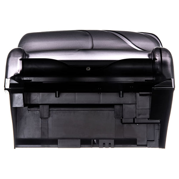 DISPENSADOR DE PAPEL TOALLA AUTO-CORTE OCEANS, NEGRO PERLA, SAN JAMAR No. T8090TBK.