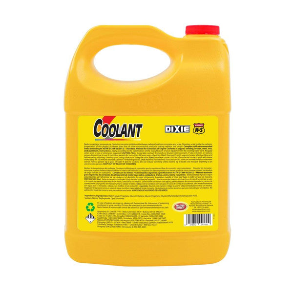 Coolant K&S Amarillo - 1 Galón (3.78 Litros).