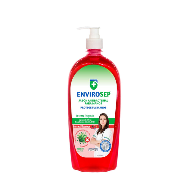 Jabón Antibacterial EnviroSep - Botella de 1,000 ml (33.8 oz)