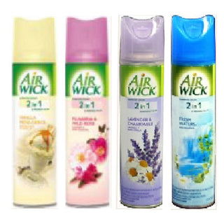 DESODORANTE AMBIENTAL EN AEROSOL AIRWICK, LATA 8 Oz.