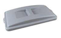 '-TAPA PLASTICA PARA BASURERO RECTANGULAR GRIS, CONTINENTAL 7315GY.