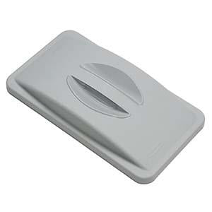 '-TAPA PLASTICA PARA BASURERO RECTANGULAR GRIS; RUBBERMAID No.FG268988BEIG.