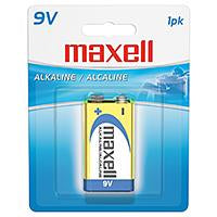 BATERIA ALCALINA MAXELL 9 VOLTIOSC (6LF22-1BP) - PAQUETE DE 1.