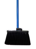 ESCOBA DUO SWEEP NEGRA, PISOS RUSTICOS, CERDAS POLIPROPILENO/MANGO METAL 54”, FLO-PAC No. 3686403.