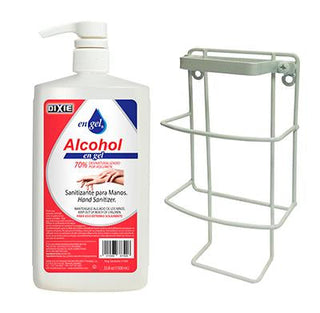 Dispensador/Soporte de Pared Para Botella Oval 1 Litro Dixie