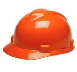 '-CASCO DE SEGURIDAD-4 PTOS. DE SUSPENSION FAST TRAC CON RATCHET EN COLOR NARANJA, MSA