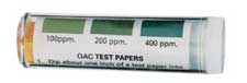 TIRAS MEDIR AMONIO CUATERNARIO EN RANGO 100-200-400 PPM. VIAL 100, TAYLOR No. 20304-01-11.