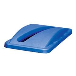 '-TAPA PLASTICA PARA BASURERO RECTANGULAR AZUL; RUBBERMAID No.FG270388BLUE.