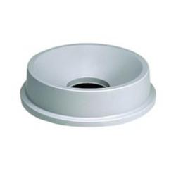 '-TAPA PLASTICA TIPO EMBUDO PARA BASURERO 32 GL., BRUTE RUBBERMAID No. FG354300GRAY.