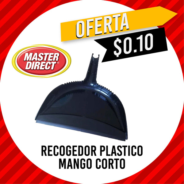 Recogedor Plástico, Mango Corto ***EN OFERTA***