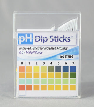 TIRAS MEDIR PH, 0-14 PAQUETE DE 100 TIRAS, PH DIP STICKS.