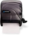 DISPENSADOR DE PAPEL TOALLA CON PALANCA OCEANS, NEGRO PERLA, SAN JAMAR No. T990TBK.